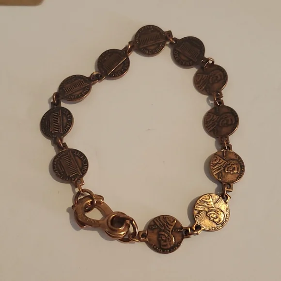 Copper sales penny bracelet